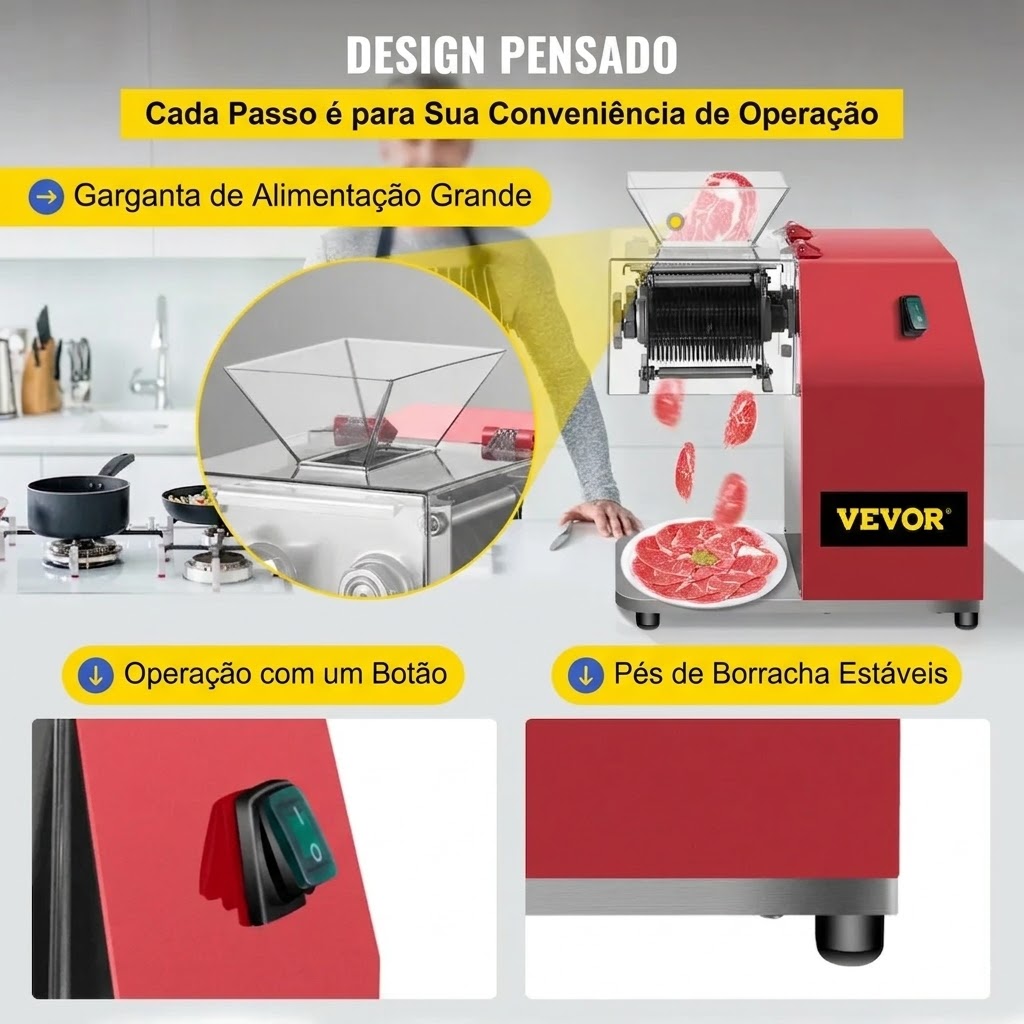 Design Pensado para Conveniência de Operação